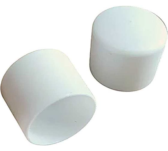 Изображение товара Заглушка для труб наружная круглая 23 Болта диаметр 20 мм белая, 50 шт 26-2104ф50