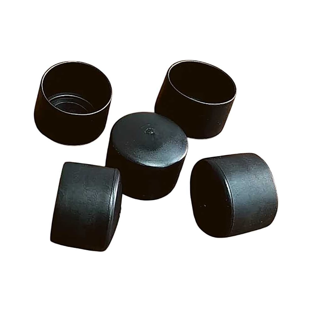 Изображение товара Заглушка для труб наружная круглая диаметр 30 мм черная 16 шт