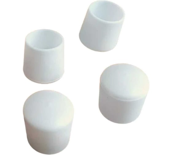 Изображение товара Заглушка для труб 23 Болта наружная круглая d 18 мм белая, 16 шт 26-2094ф16