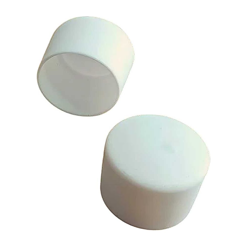 Изображение товара Заглушка для труб наружная круглая диаметр 30 мм белая 16 шт