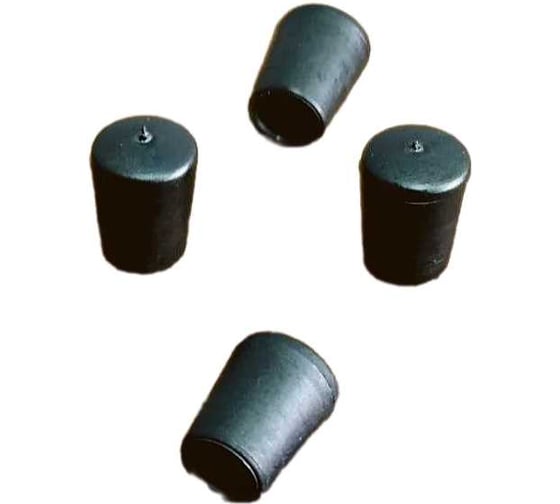 Изображение товара Заглушка для труб наружная круглая 23 Болта диаметр 8 мм черная, 50 шт 26-2040ф50