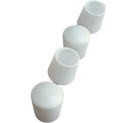 Изображение товара Заглушка для труб 23 Болта наружная круглая d 8 мм белая, 4 шт 26-2044ф4