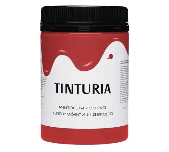 Изображение товара Краска для мебели и декора TINTURIA алое пламя 0,35 кг /12 ЭК000146613