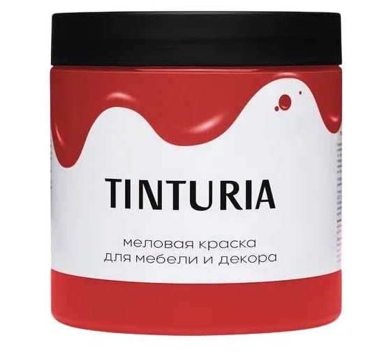 Изображение товара Краска для мебели и декора TINTURIA алое пламя 0,75 кг /6 ЭК000146619