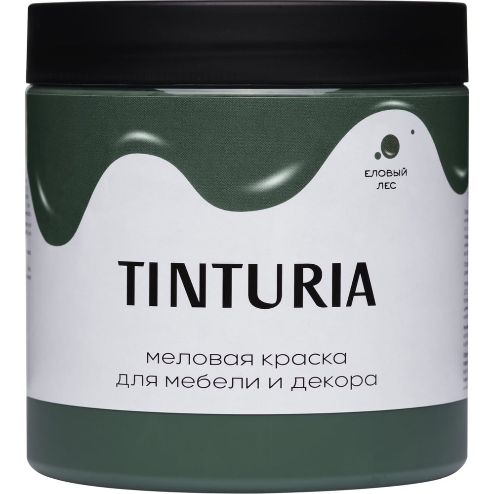 Изображение товара Краска для мебели и декора TINTURIA еловый лес 0,75 кг быстросохнущая акриловая интерьерная
