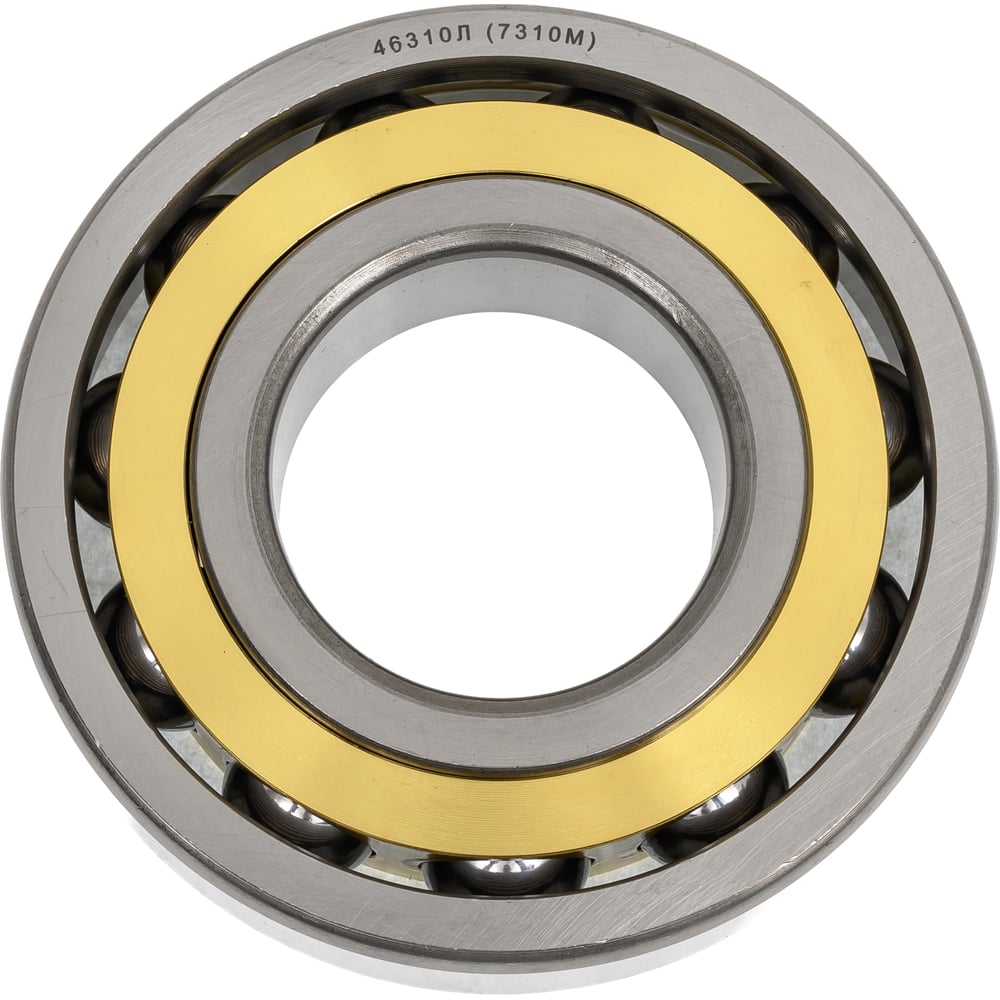 Изображение товара Подшипник МП 46310 Л однорядный шариковый радиально-упорный 110х50х27 мм