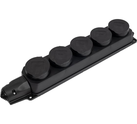 Изображение товара Колодка электрическая энаргит 5-ех гнездовая (16А, 220V, IP 44) KC-G05P