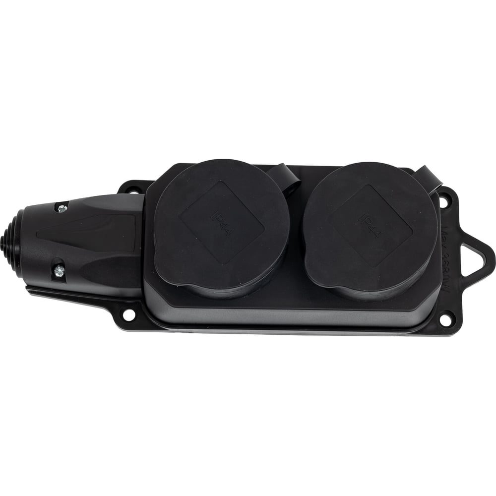 Изображение товара Электрическая колодка 2-местная KC-G02P IP44 силовая для наружных работ