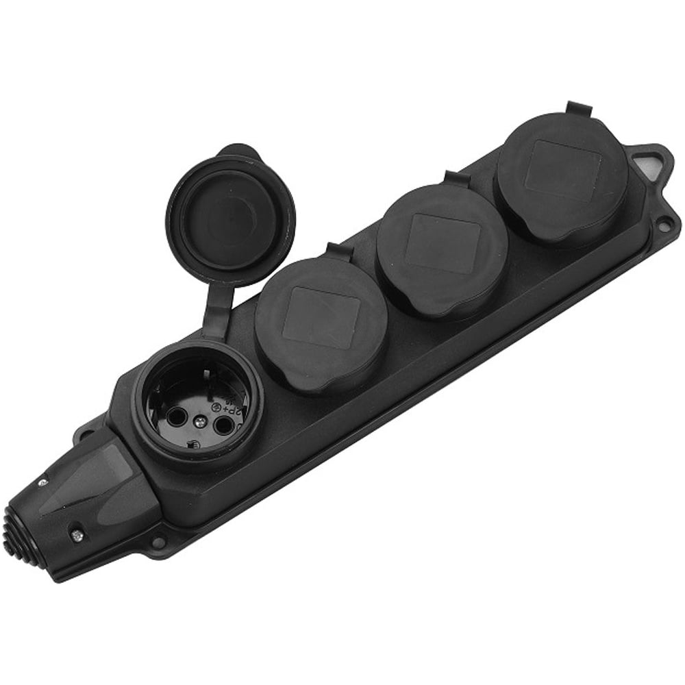Изображение товара Электрическая колодка энаргит 4-ех гнездовая KC-G04P IP44