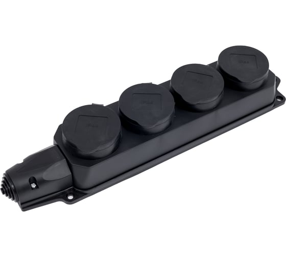 Изображение товара Колодка электрическая энаргит 4-ех гнездовая (16А, 220V, IP 44) KC-G04P