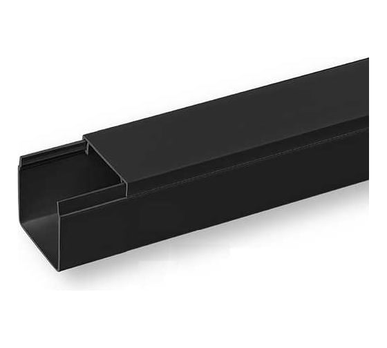 Изображение товара Кабель-канал TDM ELECTRIC черный 25х25, 2 метра, упаковка 25 штук SQ0402-2906