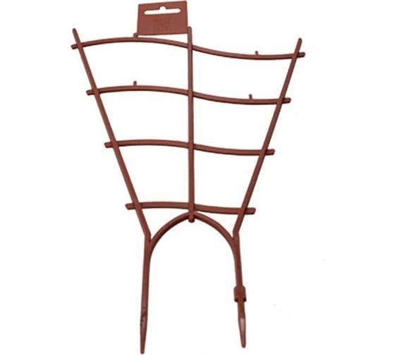 Изображение товара Решетка ФлораПласт Волна 39 орех, 10 шт. 001108