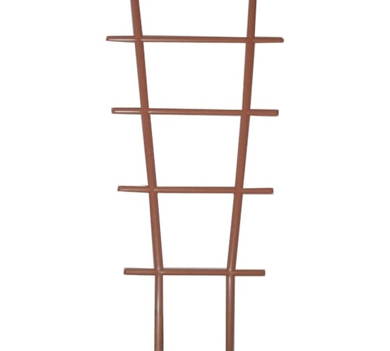 Изображение товара Решетка для вьюнов ФлораПласт 66 терракотовая, 10 шт. 001070