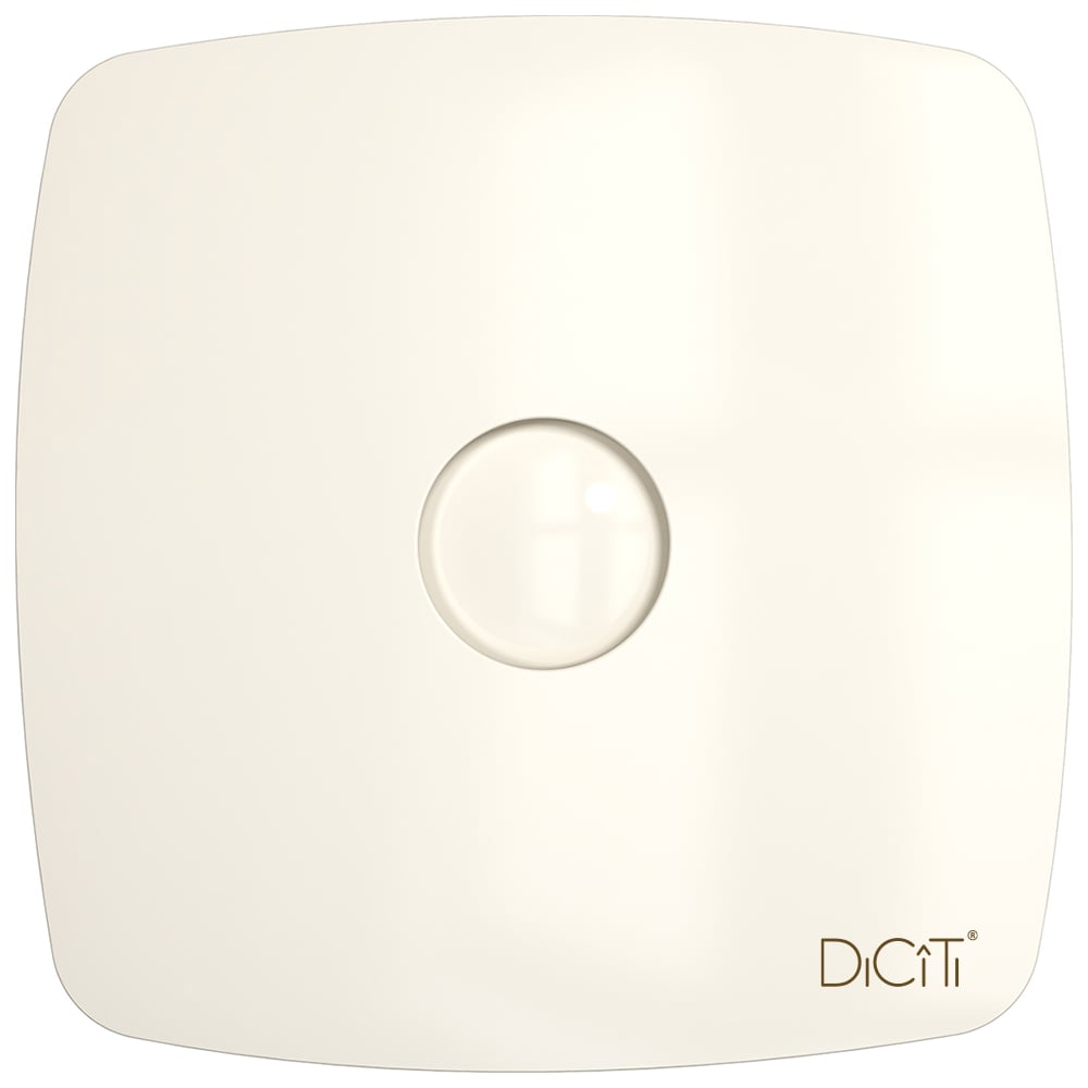 Вентилятор осевой вытяжной D 123, декоративный DICITI 90-06396 RIO 5C Ivory