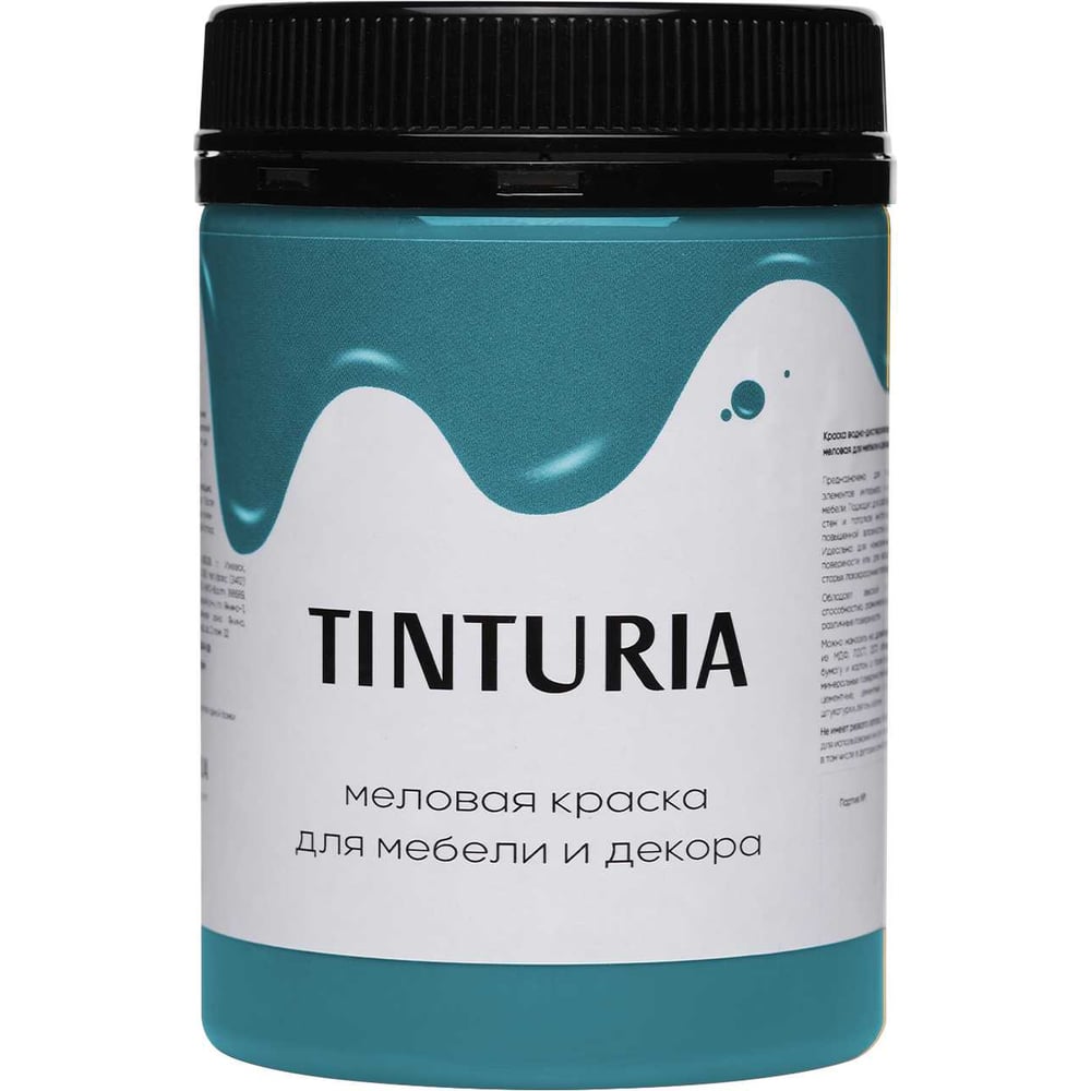 Изображение товара Краска для мебели и декора TINTURIA Лазурное море 0.75 кг акрилатная влагостойкая