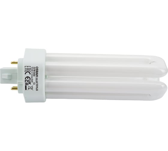 Изображение товара Компактная люминесцентная неинтегрированная лампа Osram DULUX T/E 32W/840 PLUS GX24Q 4099854123320