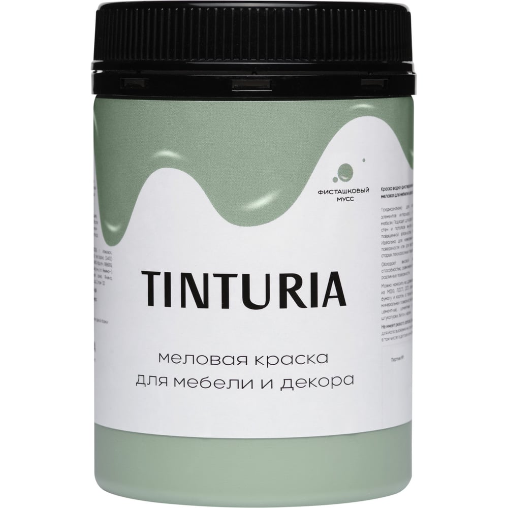 Изображение товара Краска для мебели и декора TINTURIA Фисташковый мусс 0.75 кг внутренняя акриловая