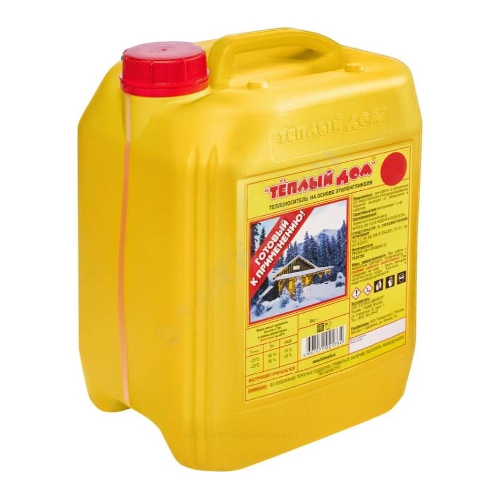 Изображение товара Антифриз Тёплый дом-30 50кг этиленг 45% -31°C канистра