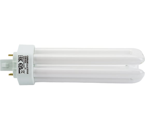 Изображение товара Компактная люминесцентная неинтегрированная лампа Osram DULUX T/E 42W/830 PLUS GX24Q 4099854123665