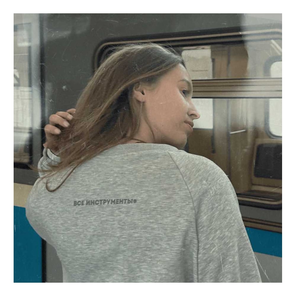 Изображение товара Свитшот ВИ серый 25 L повседневная одежда для мужчин и женщин