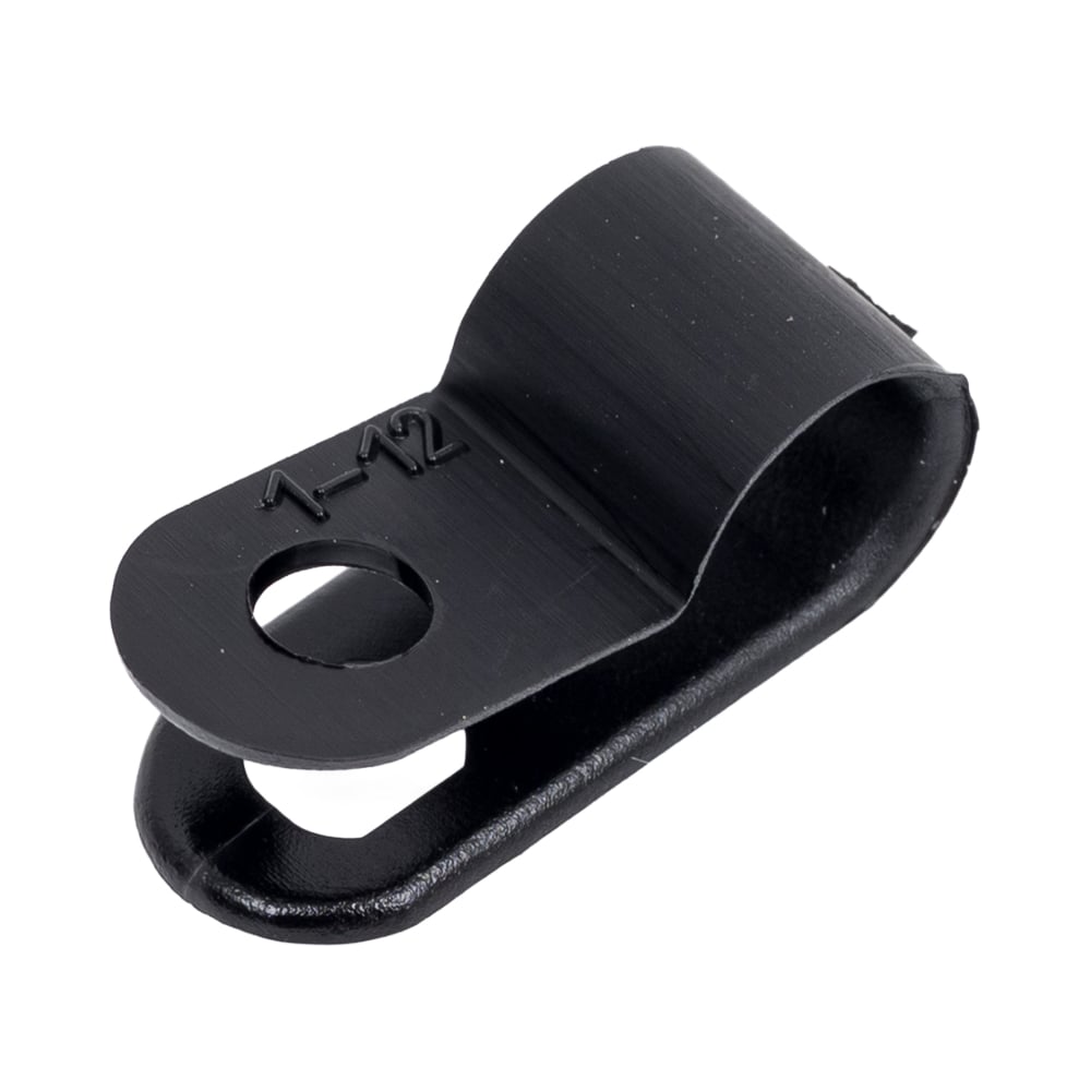 Изображение товара Крепеж серьга для кабеля (скоба) 23 Болта d 6 черная, 50 шт.