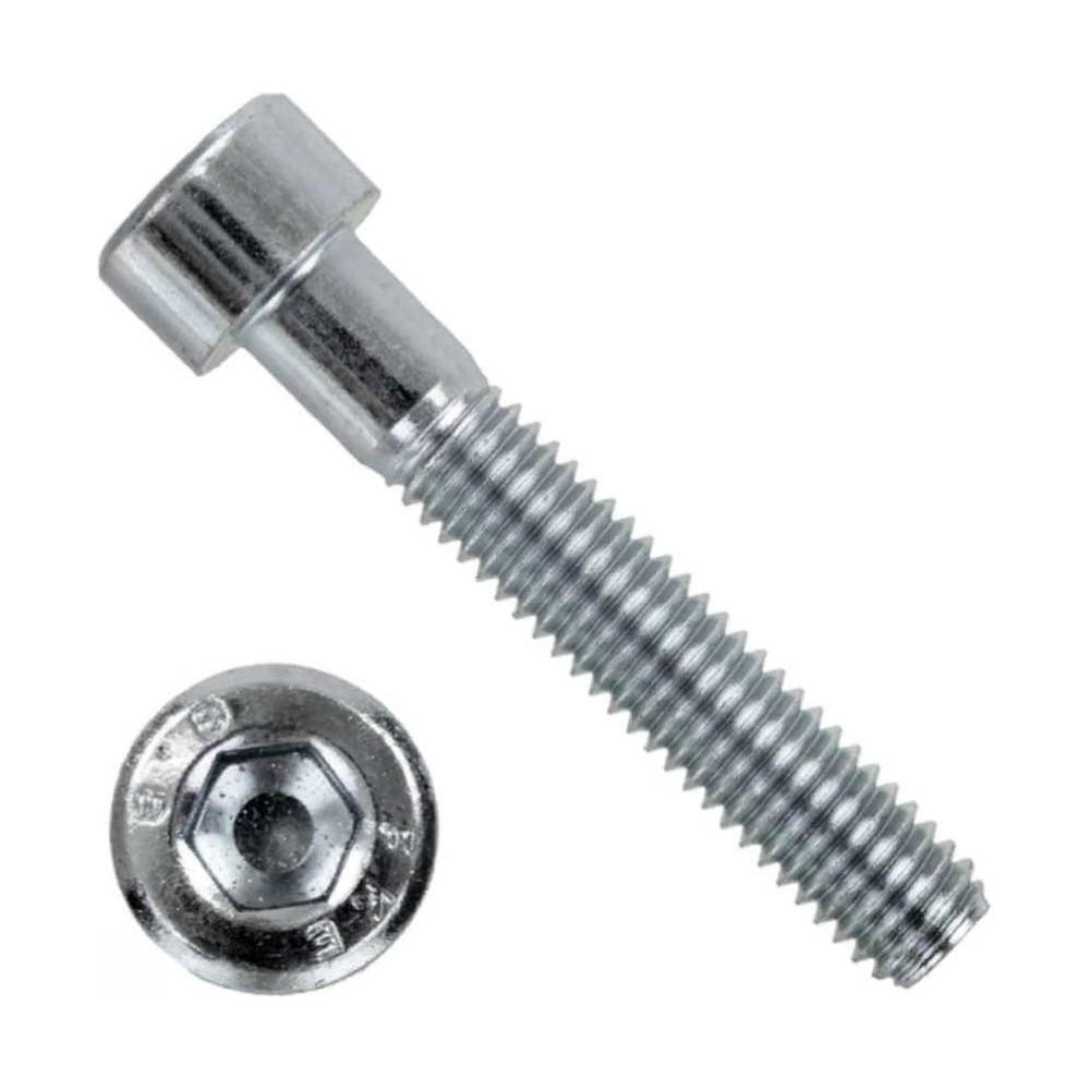 Изображение товара Винт под шестигранник 6x60 мм неполная резьба DIN912 8.8 цинк 10 шт