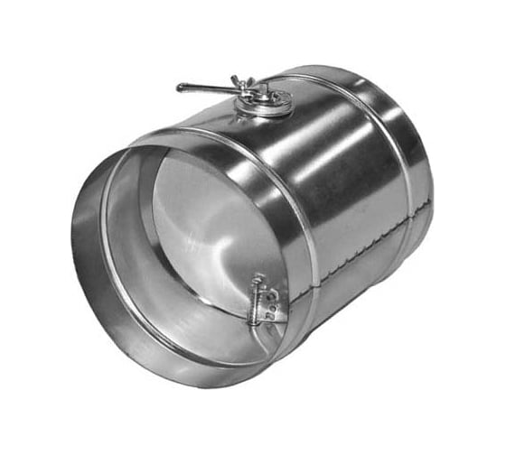 Изображение товара Дроссель-клапан с ручкой ВИЕНТО оцинк. сталь D 200 ДКЦ 200