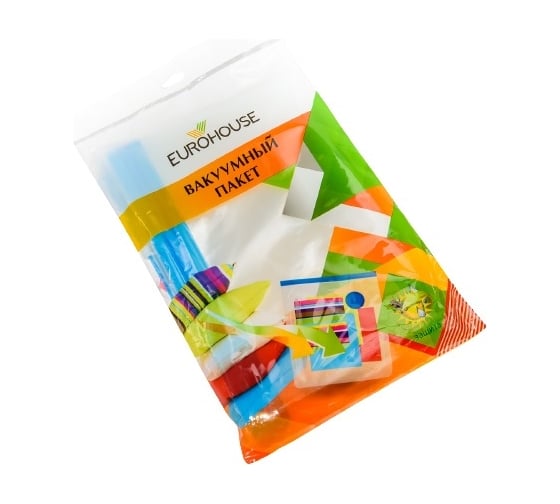 Изображение товара Вакуумный пакет EUROHOUSE 60х80 см, пластик, ПВХ, 55 мкрн 7157