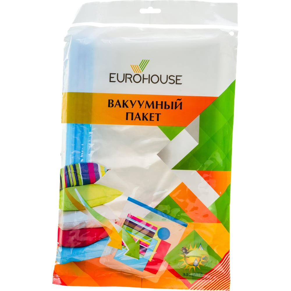 Вакуумный пакет EUROHOUSE пакет вакуумный для одежды 50х60 см с рисунком работает от пылесоса 457 056