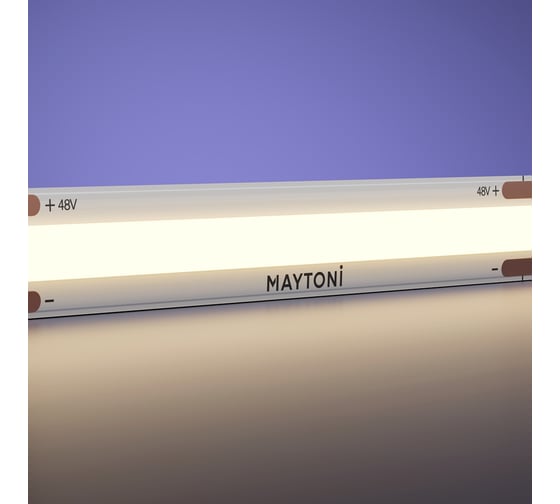 Изображение товара Светодиодная лента Maytoni 48В COB 8Вт/м 3000K 20м IP 20 201219