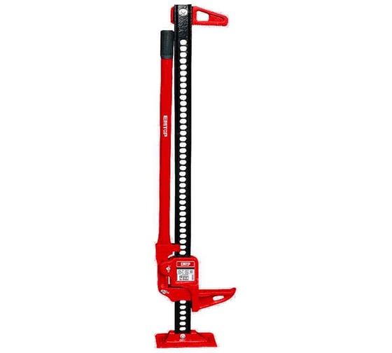 Изображение товара Реечный домкрат emtop 3 тонны Минимальная высота: 125 мм Максимальная высота: 1330 мм EMHJ8A60