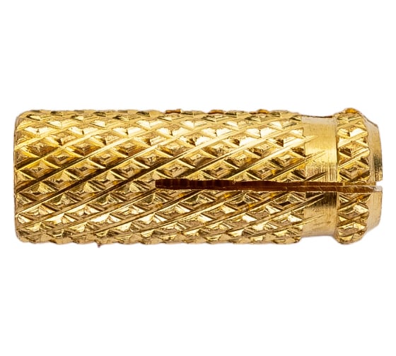 Изображение товара Забиваемый анкер vipкрепеж цанга М6, латунь, 1 шт. 19360 VIP