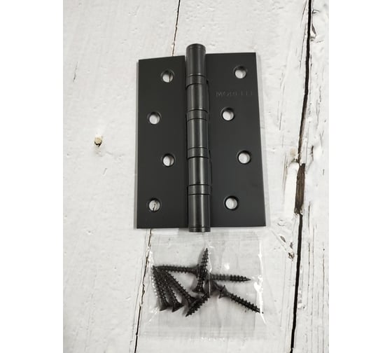 Изображение товара Петля стальная MORELLI MSN 100X70X2.5-4BB BL, с подшип. универсальная 1шт., цвет - черный 9015115