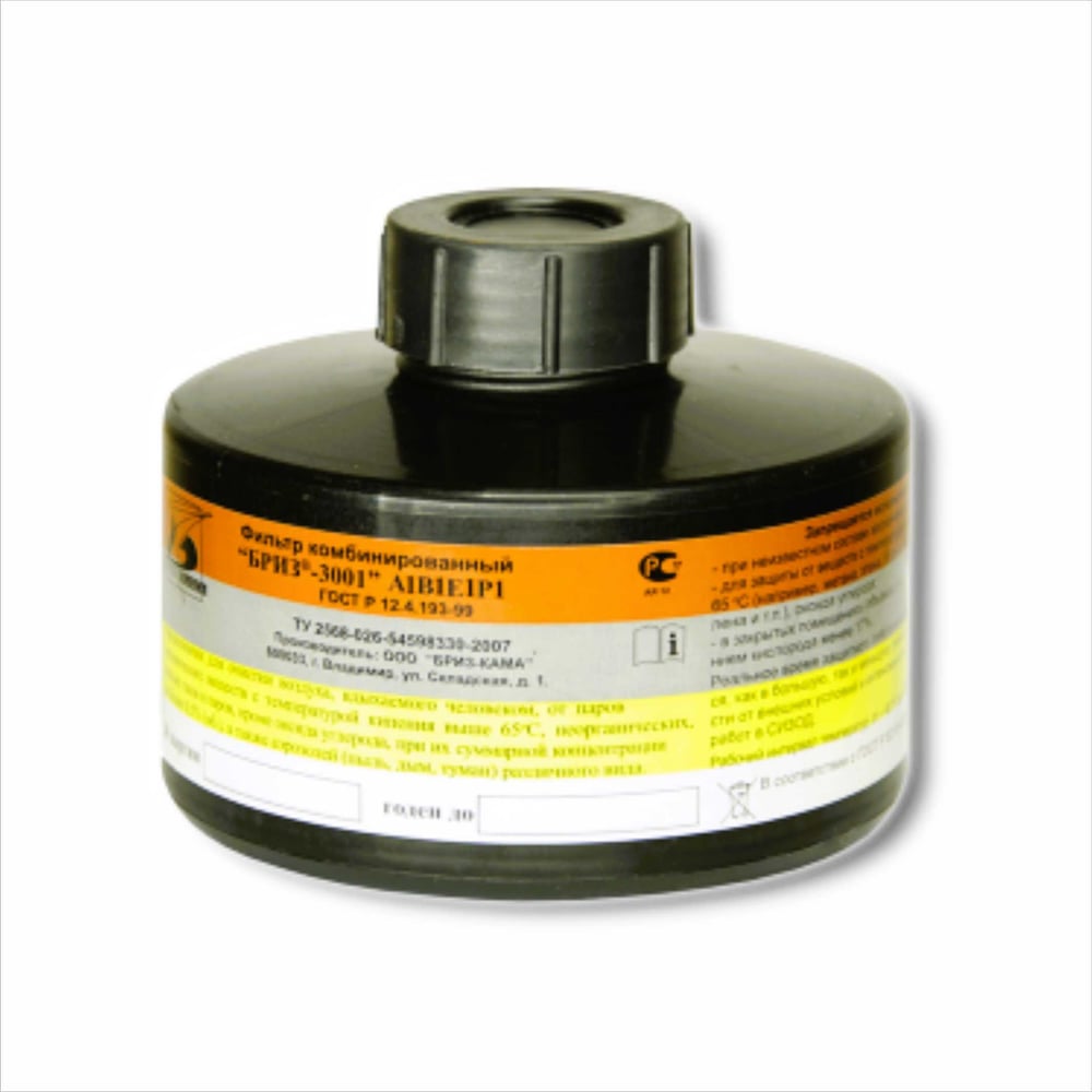 Изображение товара Фильтр для противогаза комбинированный VENGO Бриз-3001 А1В1Е1К1Р1D