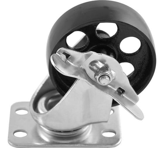 Изображение товара Колесо поворотное со стопором для кранов гидравлических складных Ombra OHT701VRKWLFB 90мм OHT701V, OHT702V 059156