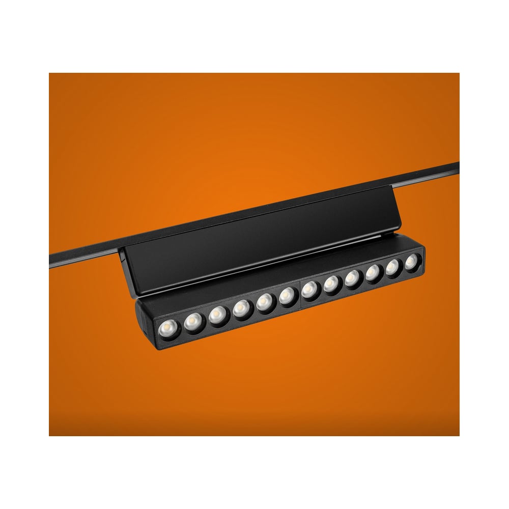 Изображение товара Магнитный трековый светильник iSVET MGN-LTO-103-1-4 черный 12 Вт