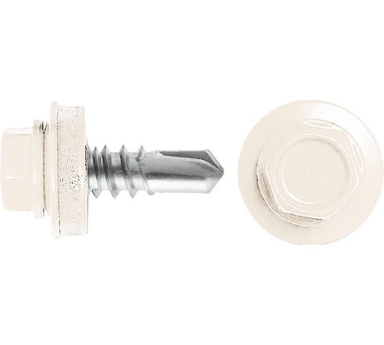 Изображение товара Саморез кровельный SWFS Премиум  RAL-9003 ZP 5,5x19 200 шт. тов-213146