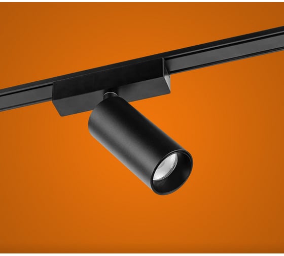 Изображение товара Светильник магнитный трековый спотовый iSVET черный, 10Вт MGN-TRK-101-1-4