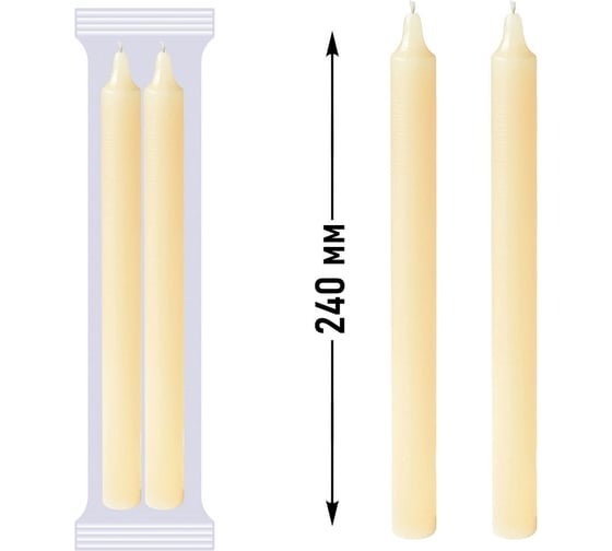 Изображение товара Хозяйственная свеча МУЛЬТИДОМ №70 набор 2 шт МТ61-62