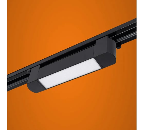 Изображение товара Светильник трековый iSVET TRK-104 20 Вт, однофазный линейный матовый, черный TRK-104-4-5