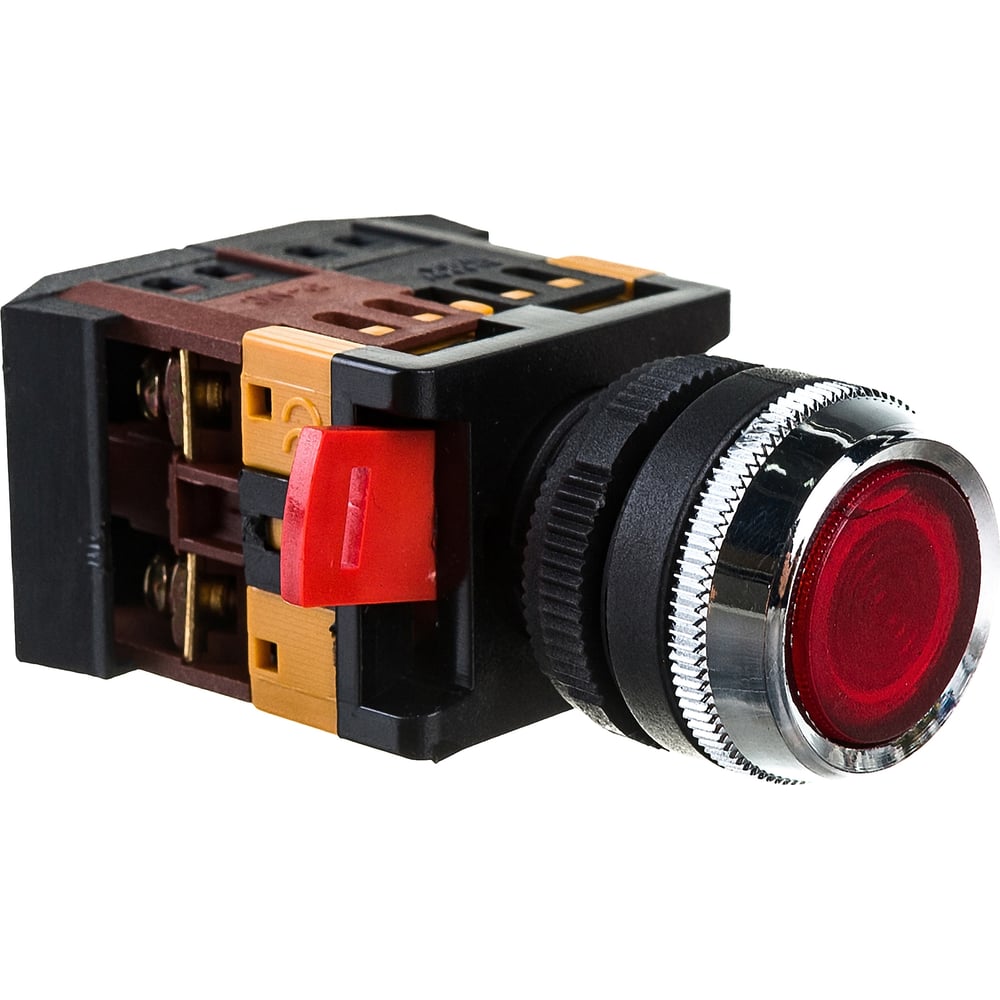 Изображение товара Кнопка ANDELI ABLFS-22 красная 22 мм подсветка IP40