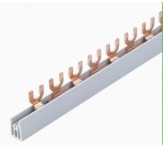 Изображение товара Соединительная шина ANDELI 2П, 63A, FORK, вилка, 1м ADL16-251