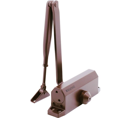 Изображение товара Дверной доводчик БУЛАТ ДД 502/2 A-C, 25-45 кг, коричневый 13494