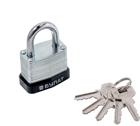 Изображение товара Навесной замок БУЛАТ ВС 0130 d=5 мм 13614