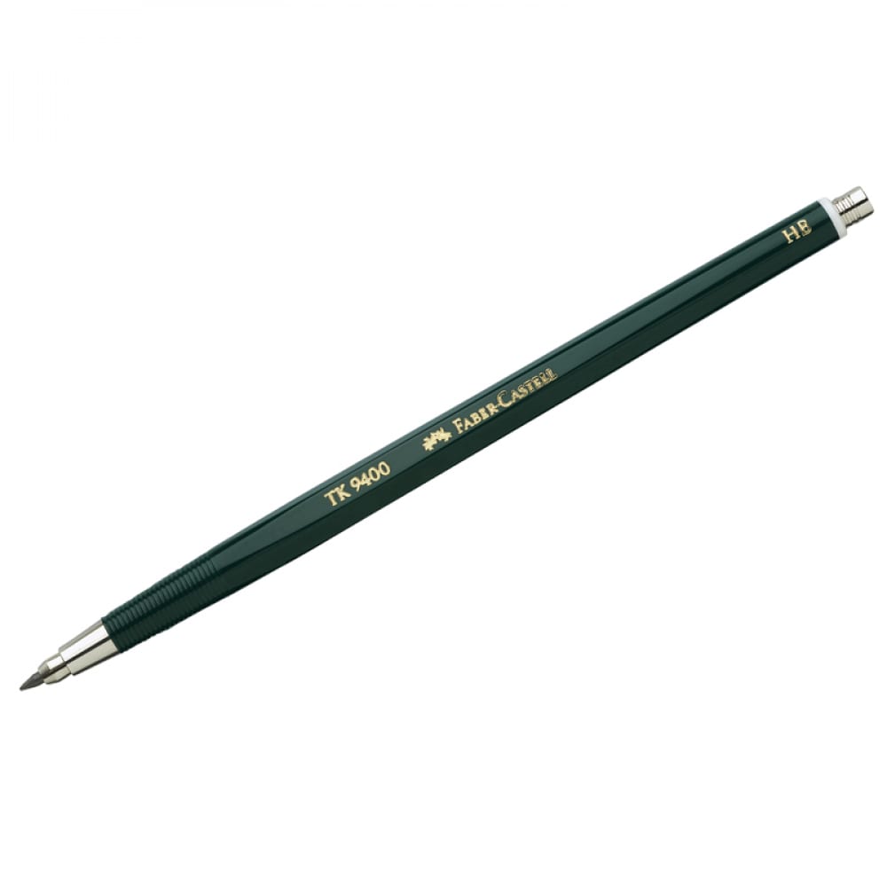 Цанговый карандаш Faber-Castell прямоугольный ластик faber castell
