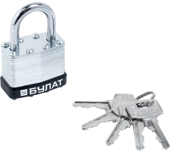 Изображение товара Навесной замок БУЛАТ ВС 0140 d=6 мм 13445