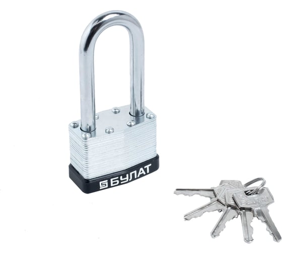Изображение товара Навесной замок БУЛАТ ВС 0150-01 d=9 мм 13449