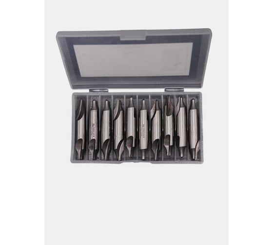 Изображение товара Сверло центровочное радиусное РОСИНСТРУМЕНТ 10 шт, 4.0 тип R, ГОСТ 14952-75 Р6М5 5994UP