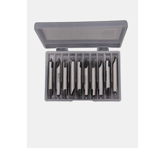 Изображение товара Сверло центровочное с предохранительным конусом 10 шт, 1.6 (тип B), ГОСТ 14952-75 Р6М5 44716UP