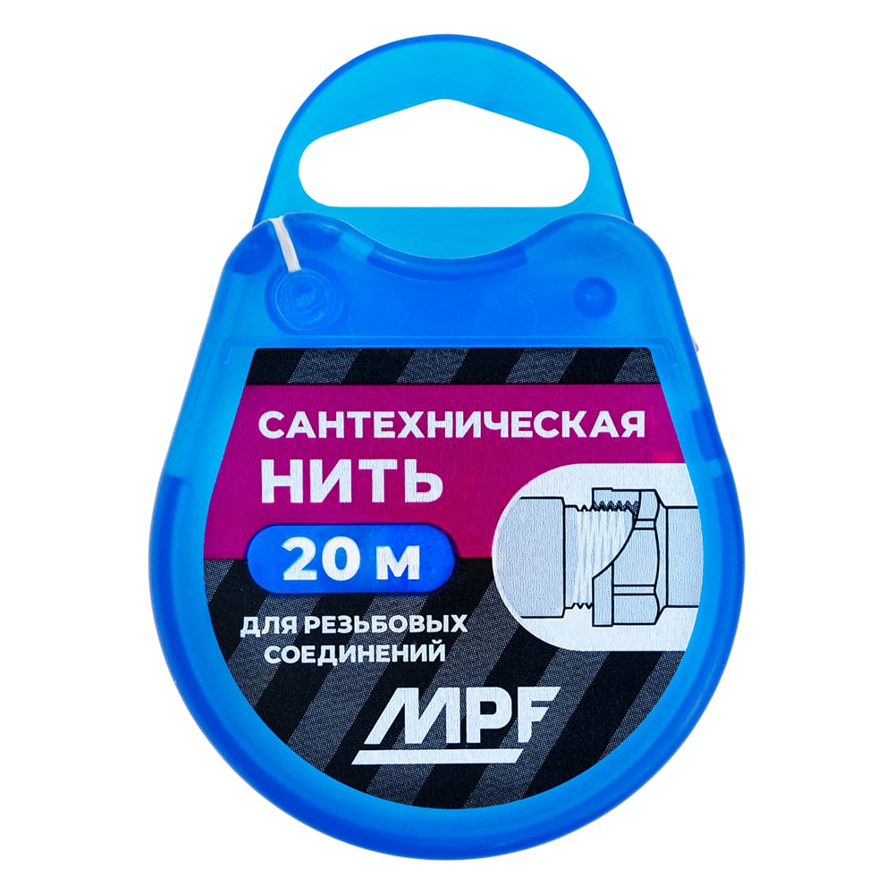 Изображение товара Сантехническая нить для резьбовых соединений MPF 20 метров ИС.131453